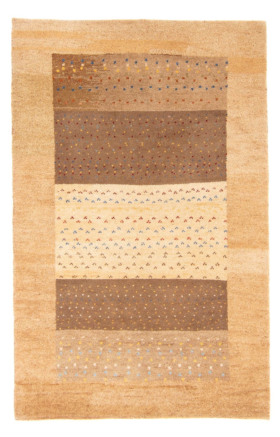 Gabbeh tapijt - Indus - 184 x 120 cm - beige