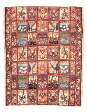 Perzisch tapijt - Ghom - 128 x 105 cm - veelkleurig