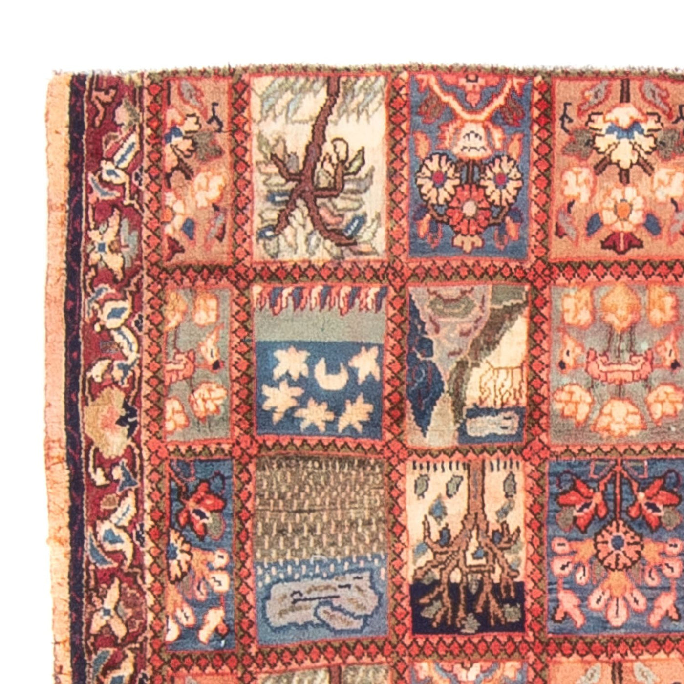 Qom Tapijt 128x105cm - Perzisch tapijt