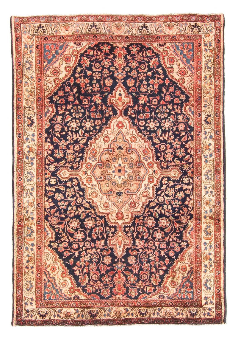 Perzisch Tapijt - Nomadisch - 146 x 103 cm - donkerblauw