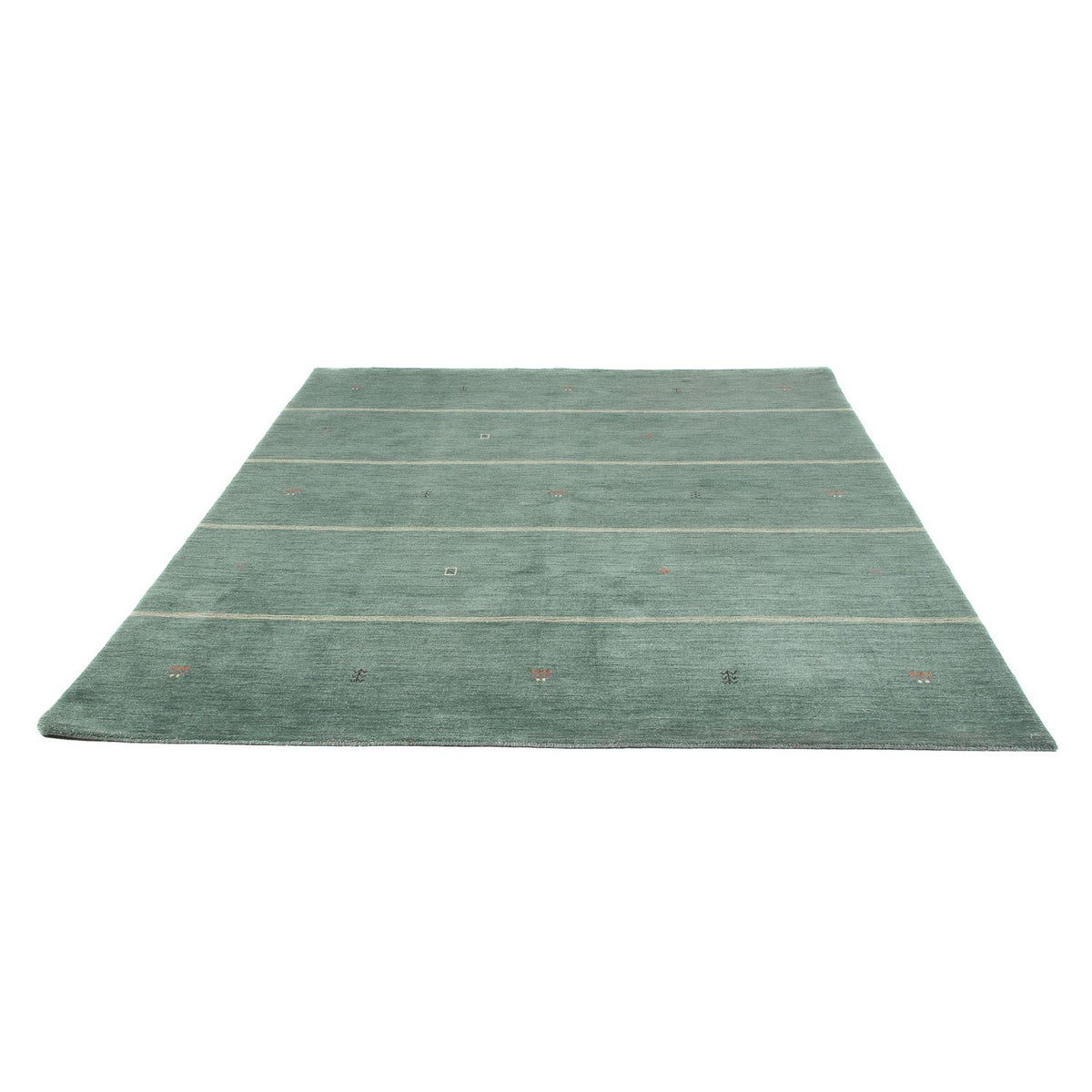 Gabbeh Tapijt - Loribaft Softy - 250 x 200 cm - groen