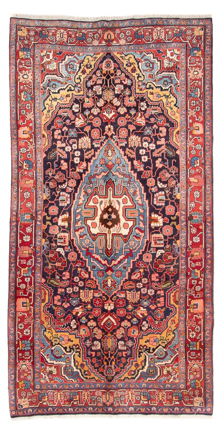 Loper Perzisch Tapijt - Nomadisch - 278 x 143 cm - donkerblauw