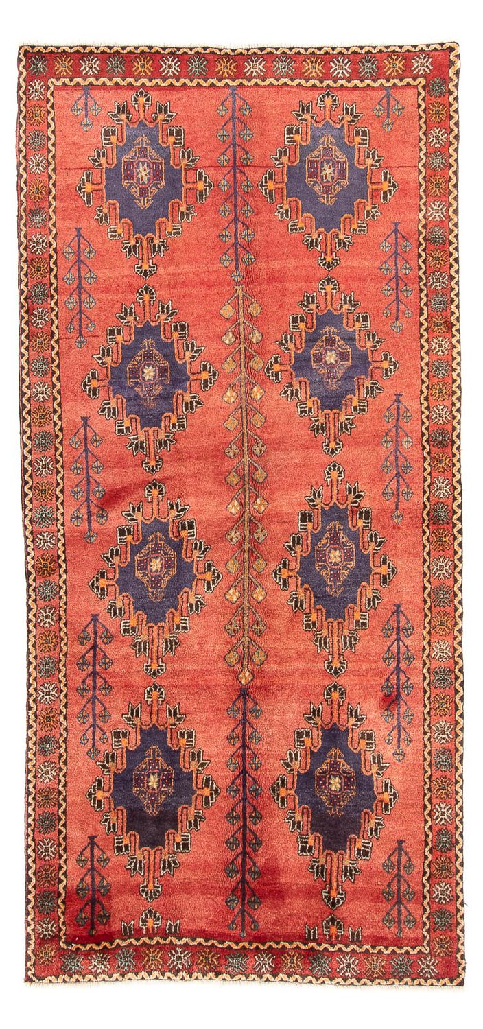Loper Perzisch Tapijt - Nomadisch - 258 x 125 cm - oranje
