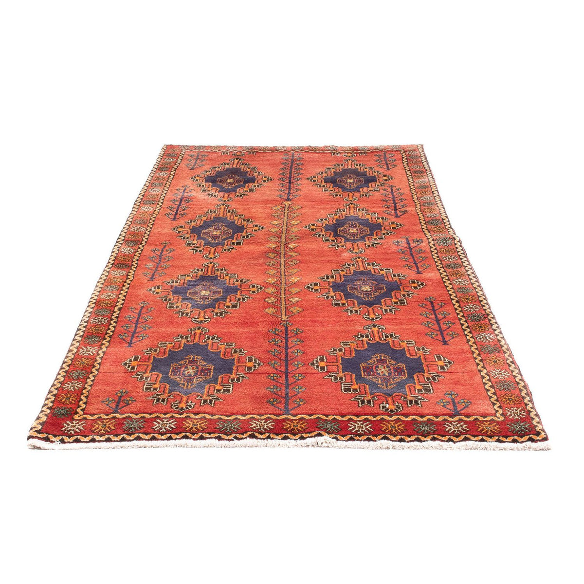 Loper Perzisch Tapijt - Nomadisch - 258 x 125 cm - oranje