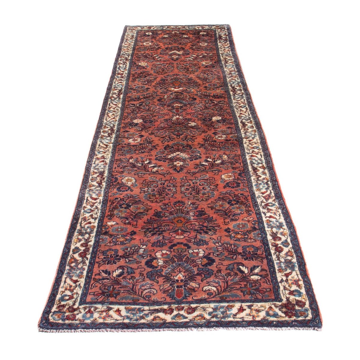 Loper Perzisch tapijt - Klassiek - 301 x 81 cm - zalm