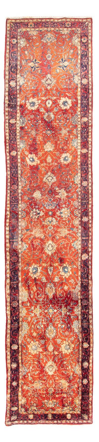 Loper Perzisch tapijt - Klassiek - 433 x 82 cm - rood
