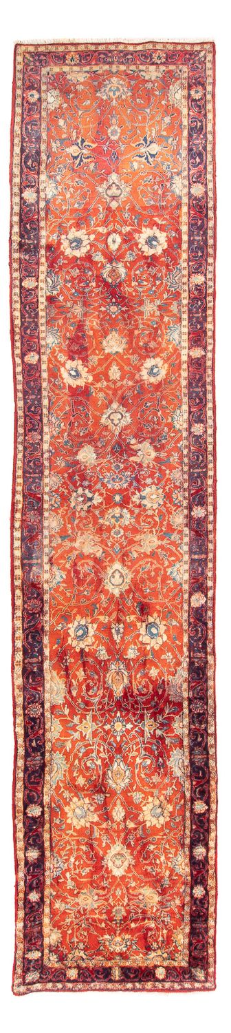 Loper Perzisch tapijt - Klassiek - 433 x 82 cm - rood