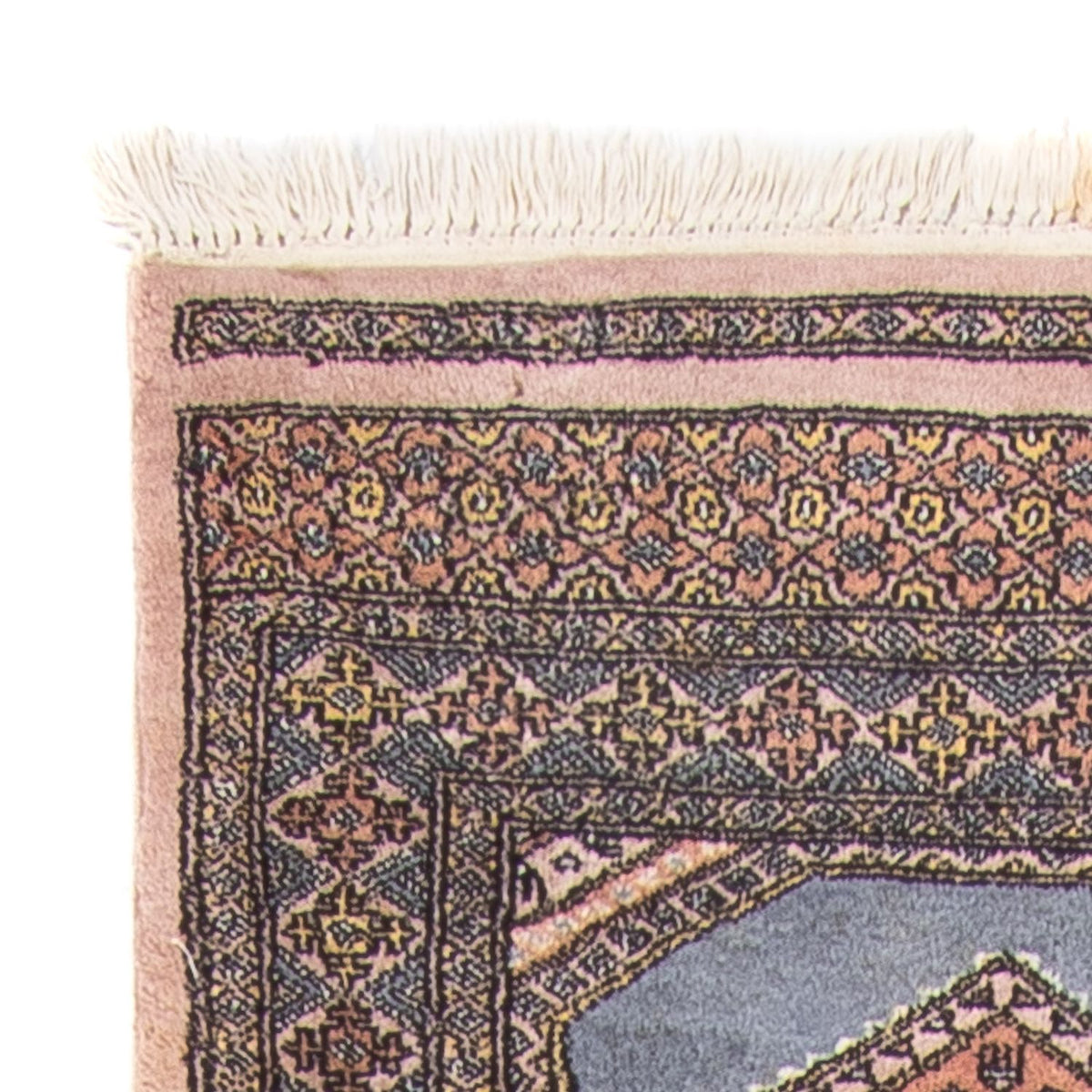 Loper Pakistaans tapijt - 325 x 80 cm - lichtblauw