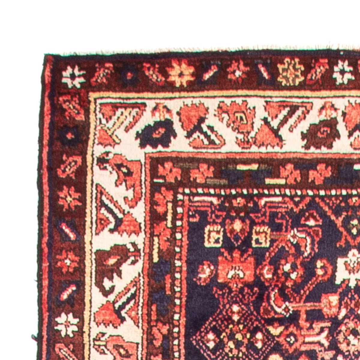 Loper Perzisch Tapijt - Nomadisch - 412 x 105 cm - donkerblauw