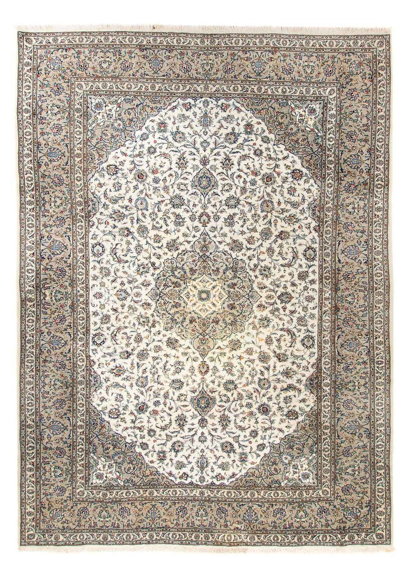 Perzisch tapijt - Keshan - 356 x 250 cm - beige