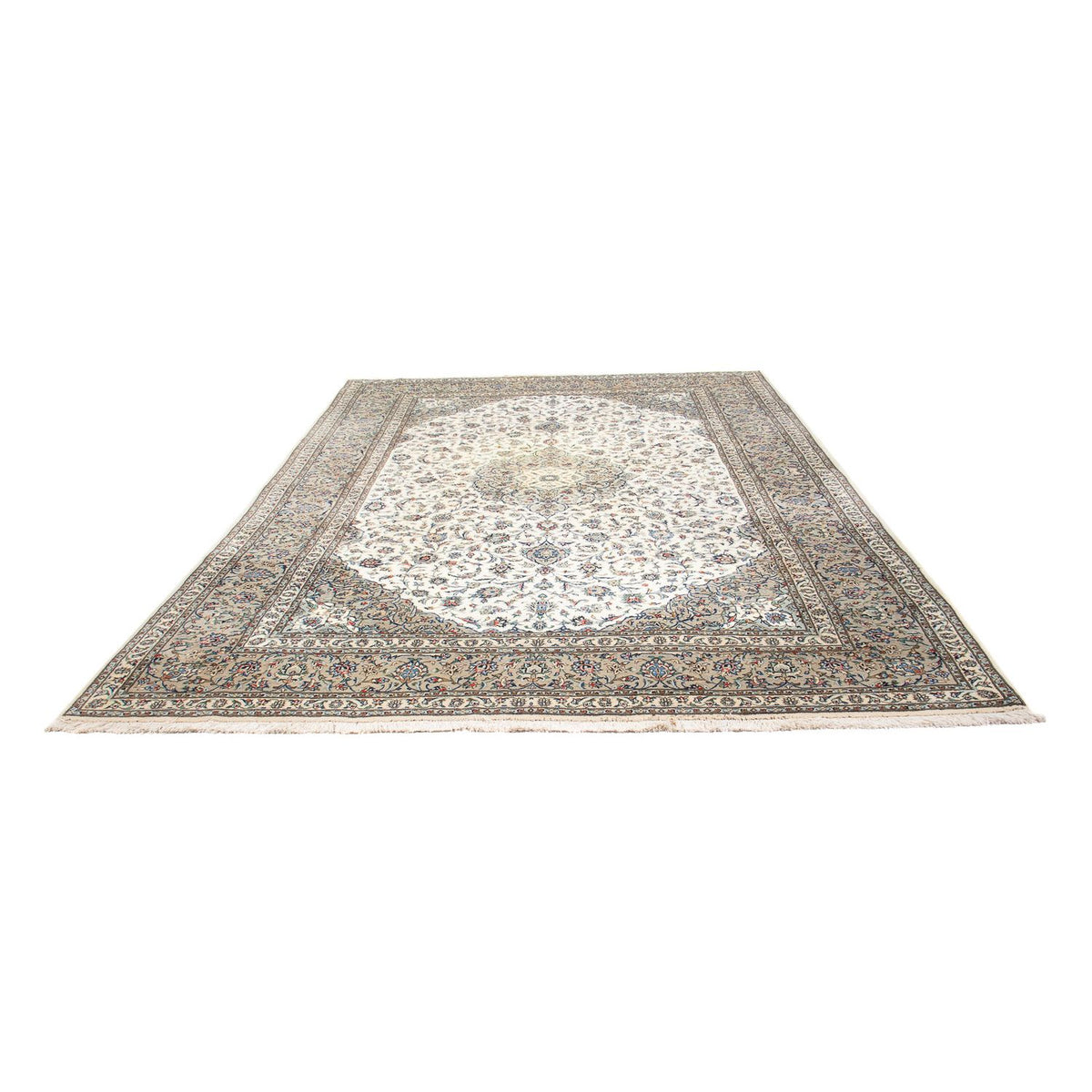 Perzisch tapijt - Keshan - 356 x 250 cm - beige