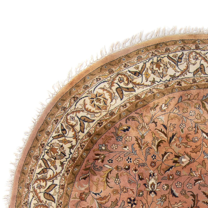 Oosters tapijt - Indus rond  - 245 x 245 cm - zalm