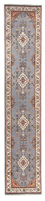 Loper Oosters tapijt - Indus - 400 x 80 cm - lichtblauw