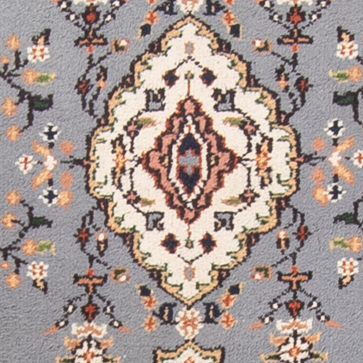 Loper Oosters tapijt - Indus - 400 x 80 cm - lichtblauw