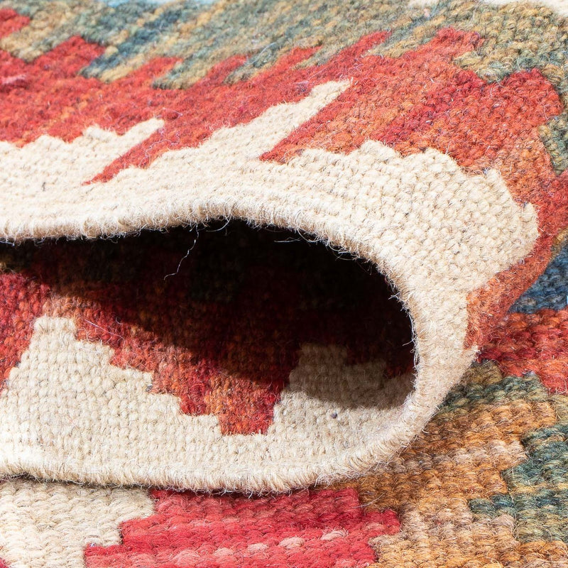 Loper Kelim tapijt - Splash - 300 x 80 cm - veelkleurig