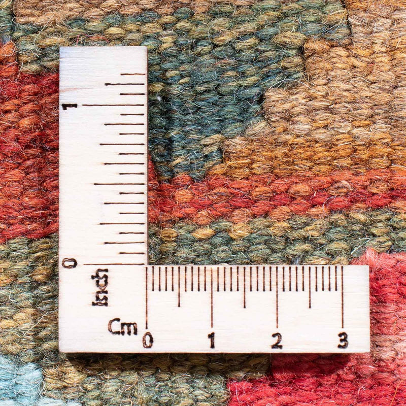 Loper Kelim tapijt - Splash - 300 x 80 cm - veelkleurig