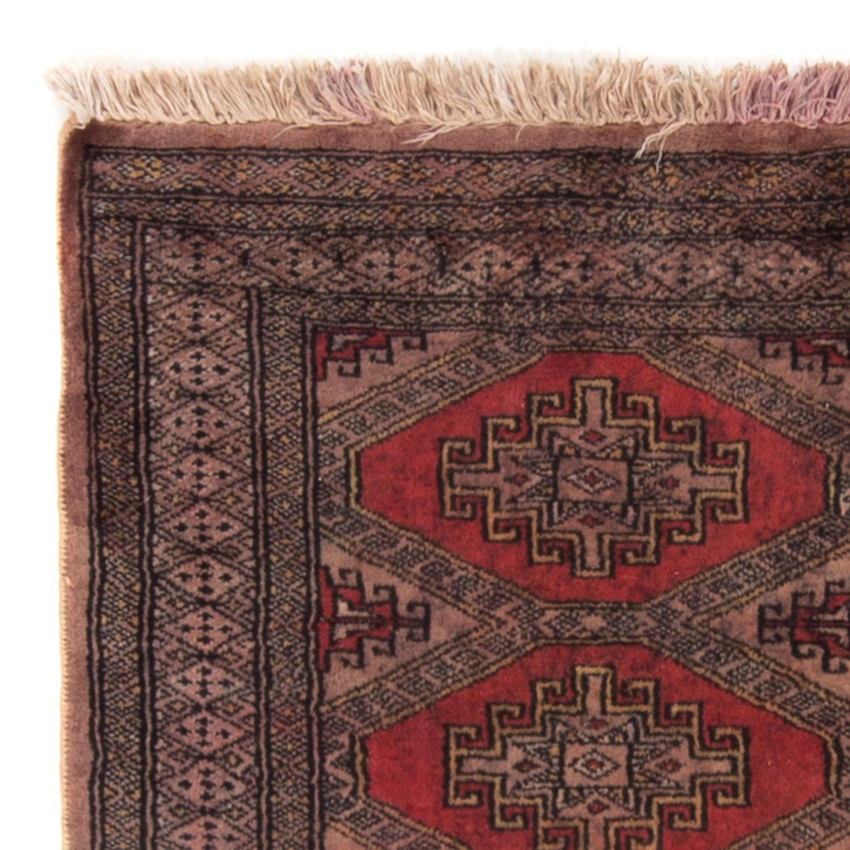 Pakistaans tapijt - 92 x 60 cm - veelkleurig