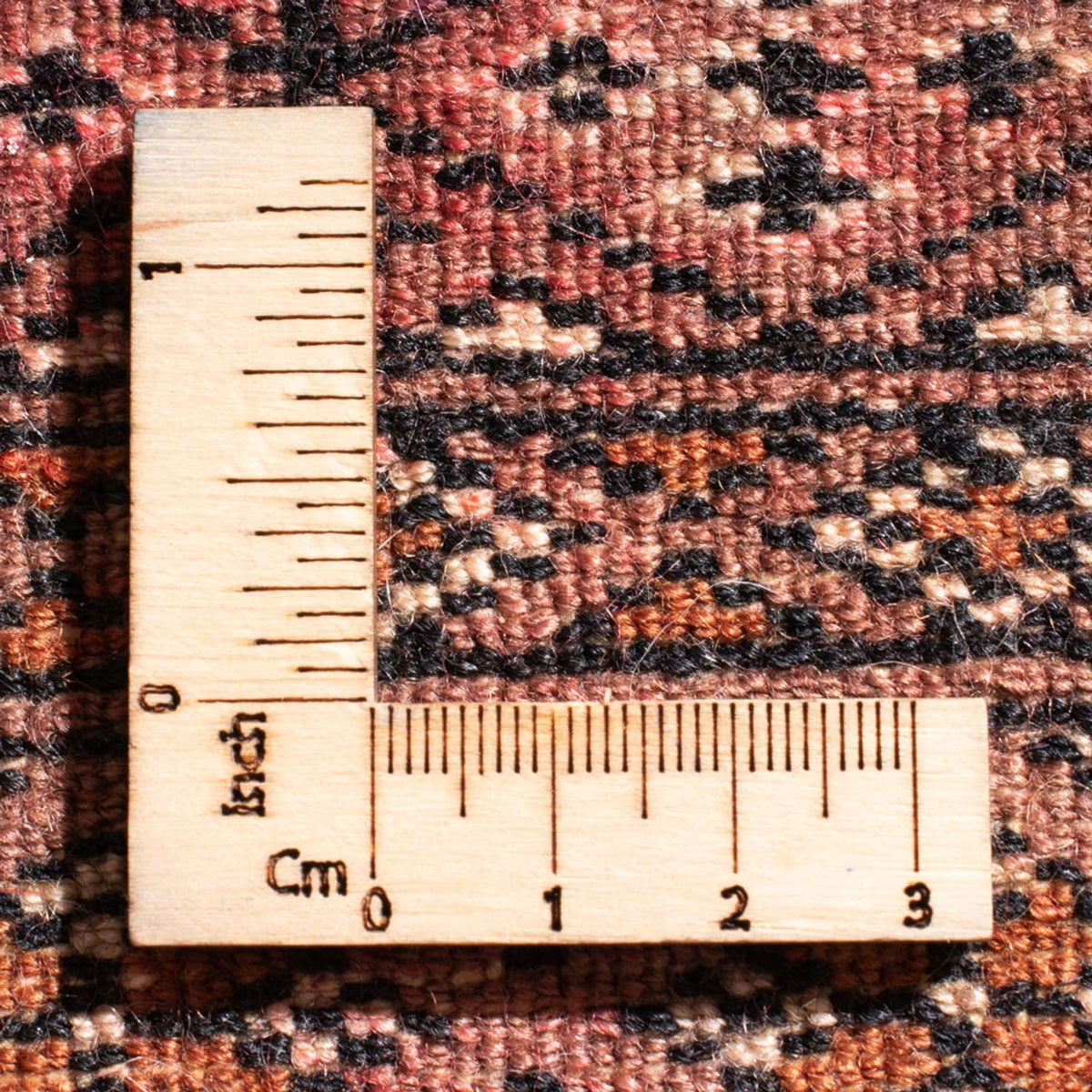 Pakistaans tapijt - 92 x 60 cm - veelkleurig