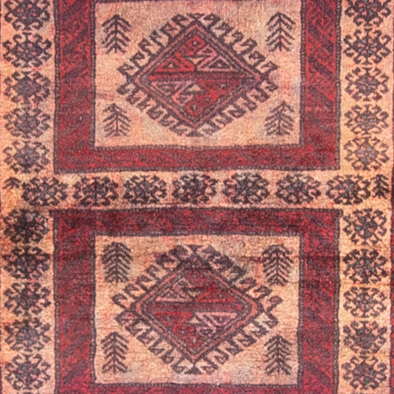 Loper Baluch tapijt - 202 x 101 cm - veelkleurig