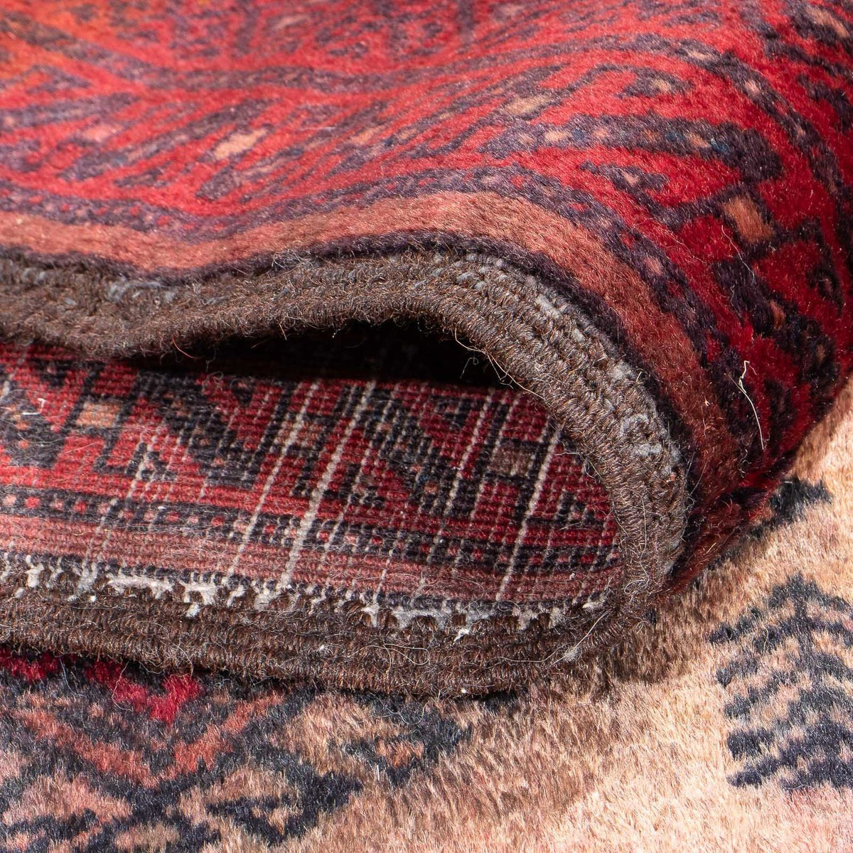 Loper Baluch tapijt - 202 x 101 cm - veelkleurig