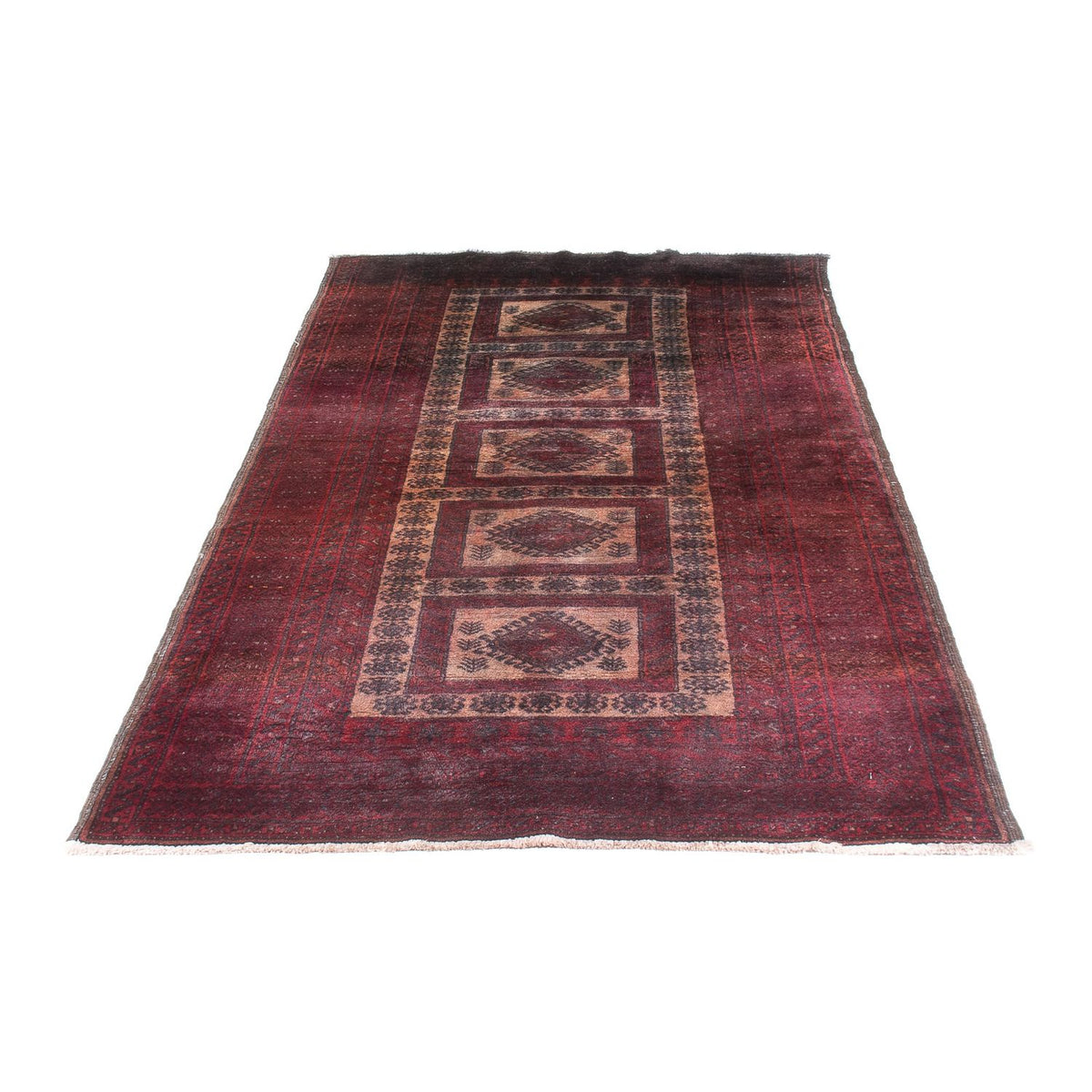 Loper Baluch tapijt - 202 x 101 cm - veelkleurig