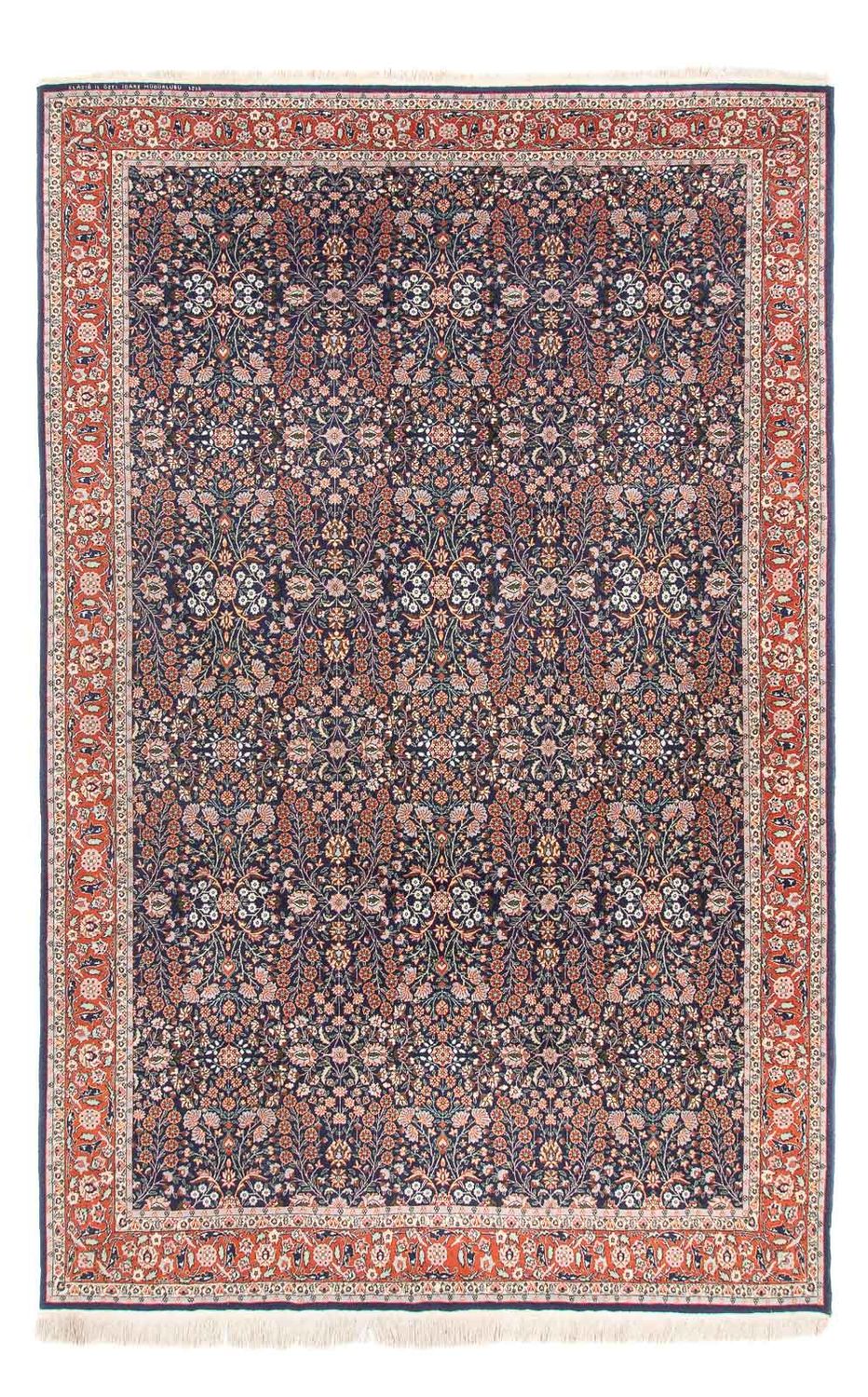Oosters tapijt - Hereke - 363 x 237 cm - donkerblauw