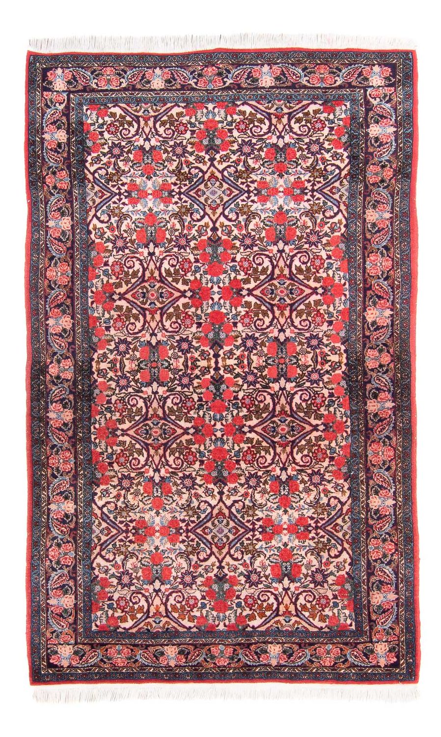 Perzisch tapijt - Bijar - 225 x 135 cm - veelkleurig