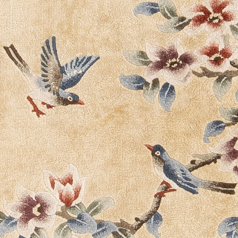 Zijden tapijt - China zijde - 120 x 61 cm - goud