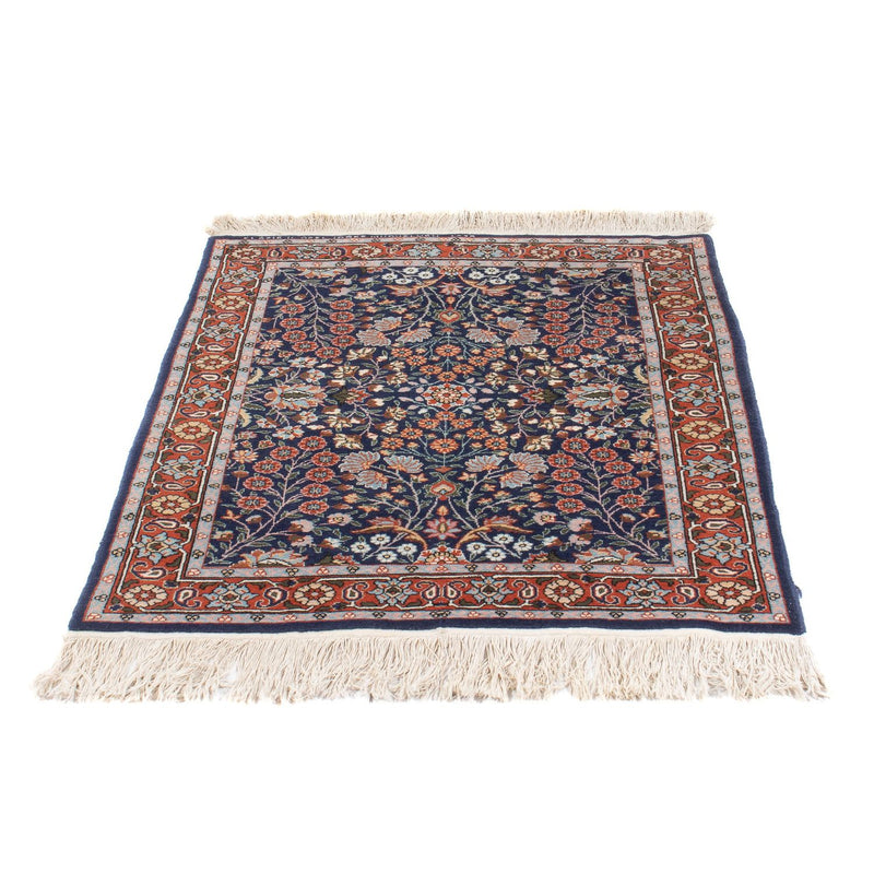 Oosters tapijt - Hereke - 107 x 82 cm - donkerblauw