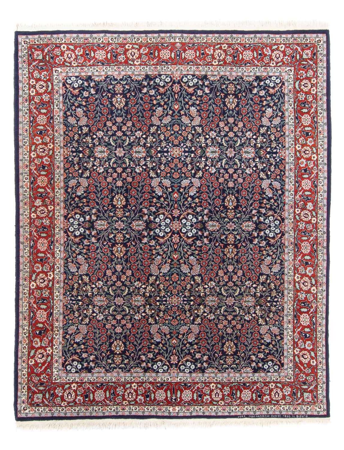 Oosters tapijt - Hereke - 230 x 176 cm - donkerblauw