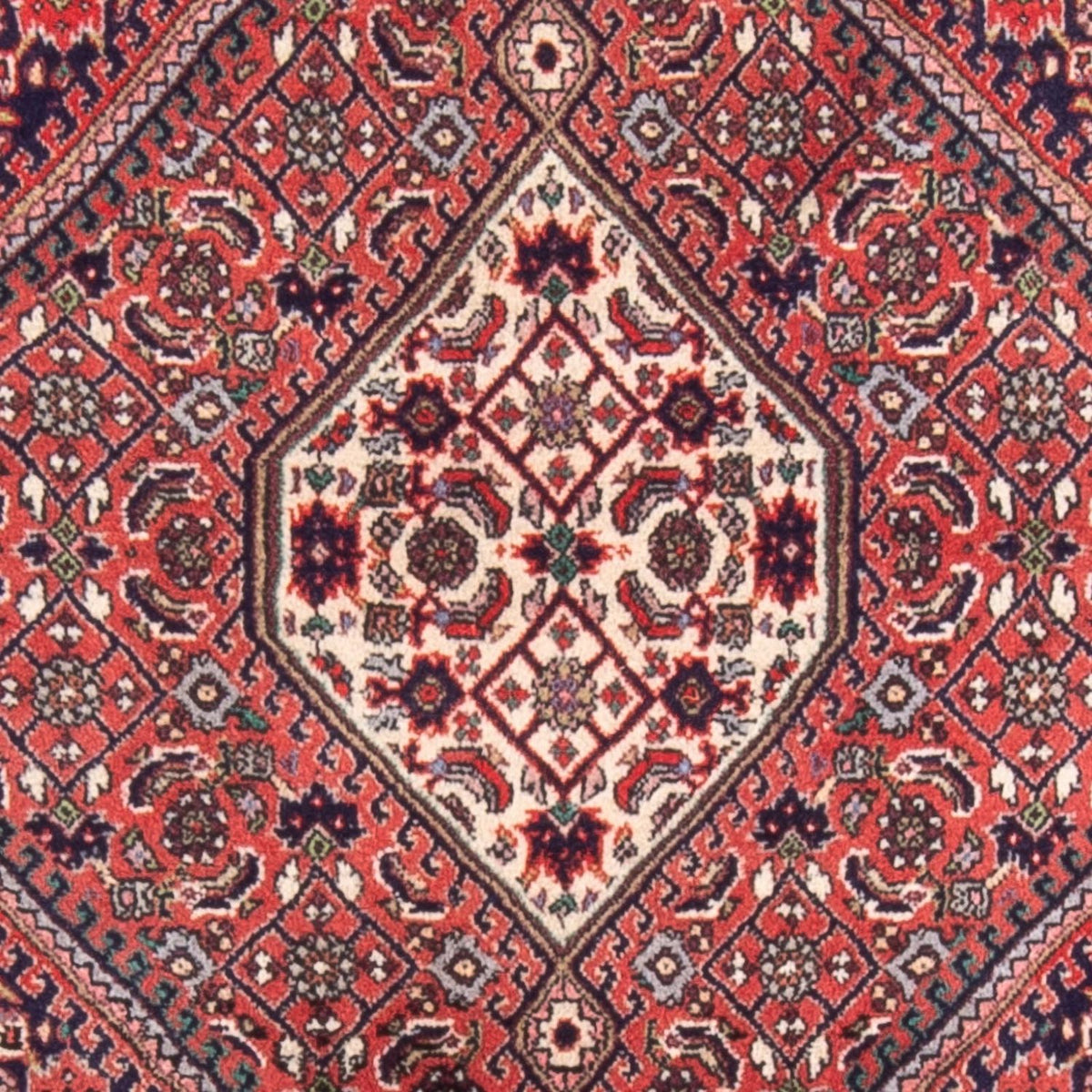 Perzisch tapijt - Bijar - 105 x 75 cm - rood