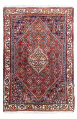 Perzisch tapijt - Bijar - 210 x 140 cm - roest