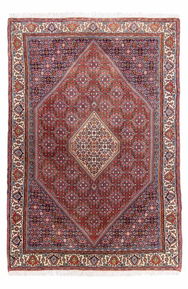 Perzisch tapijt - Bijar - 210 x 140 cm - roest