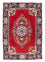 Perzisch tapijt - Tabriz - 98 x 65 cm - rood