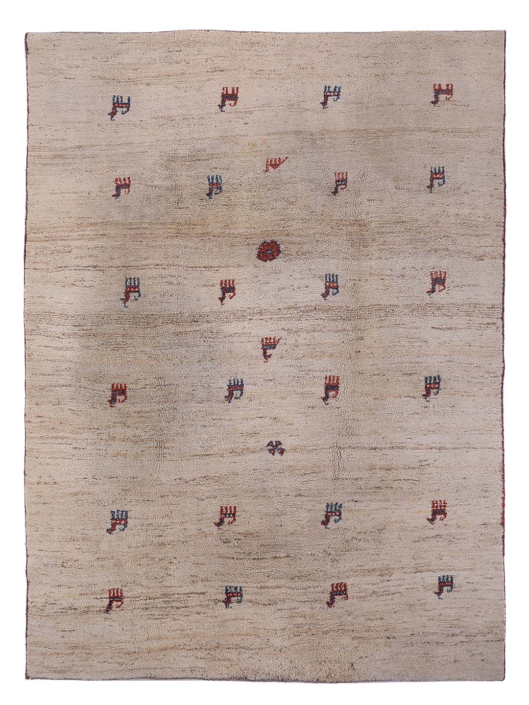 Gabbeh Teppich - Perser - 290 x 212 cm - hellbeige