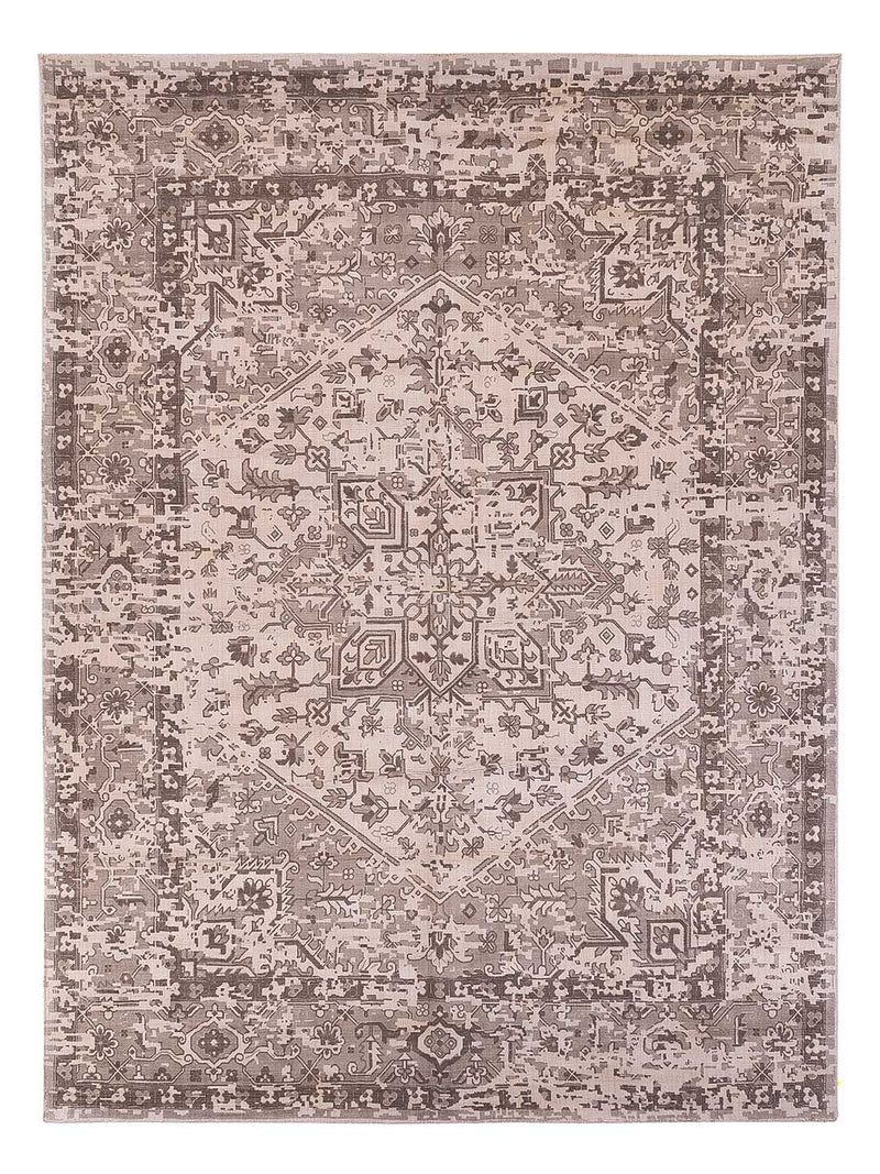 Viskose Teppich - 300 x 230 cm - grau
