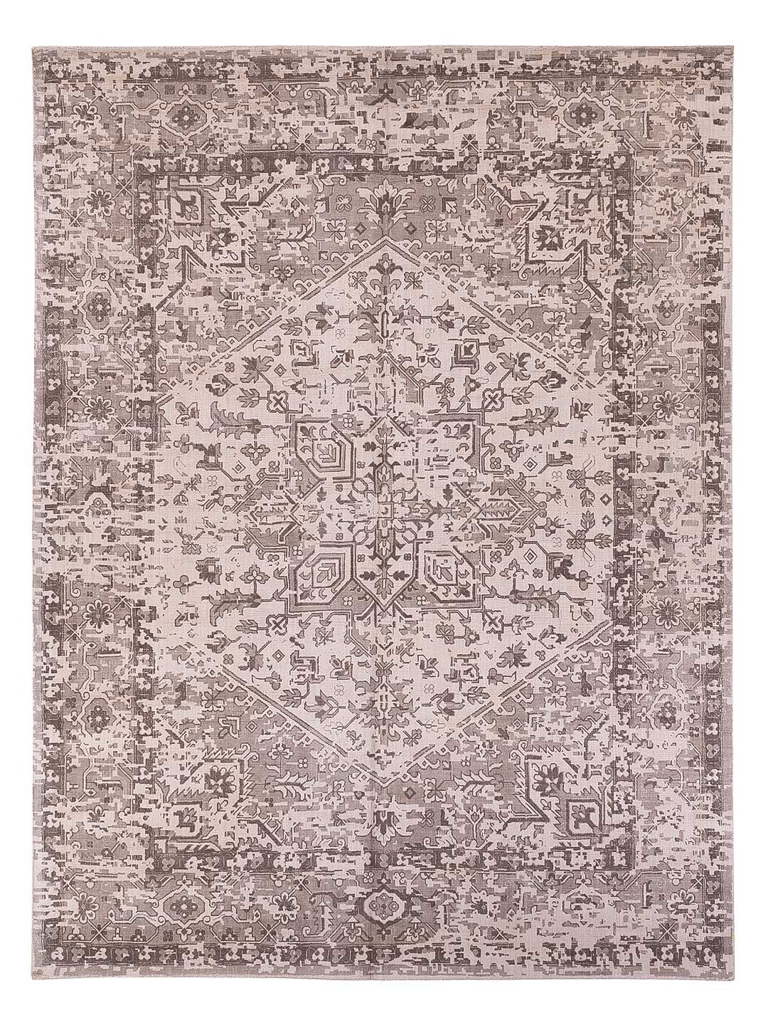 Viskose Teppich - 300 x 230 cm - grau