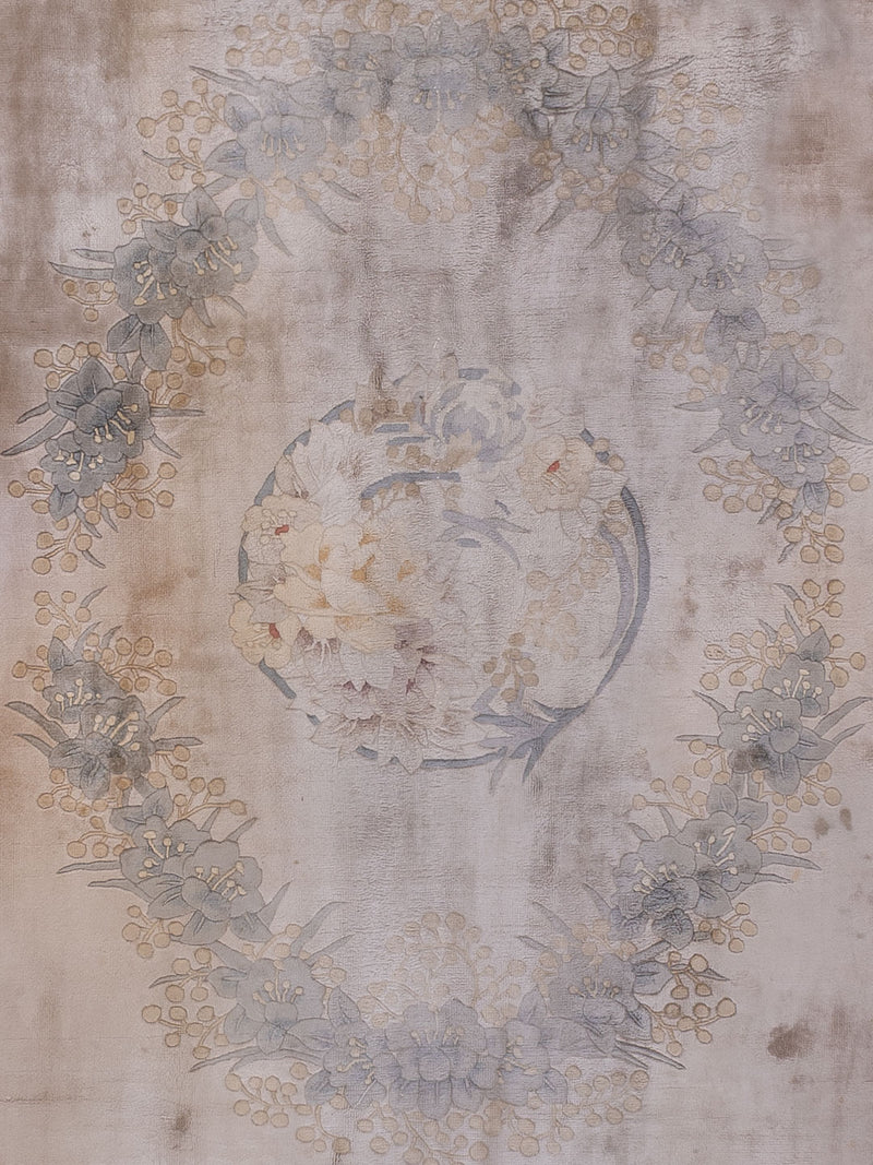Zijden tapijt - China zijde - 305 x 190 cm - karamel