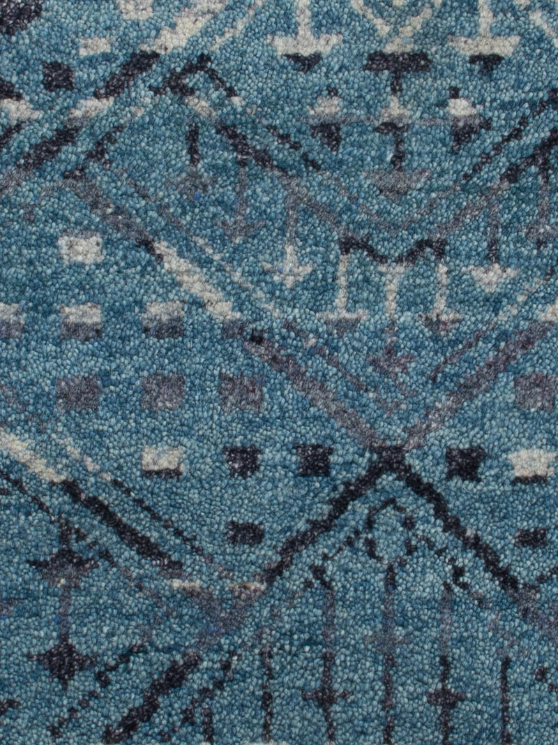 Gabbeh Teppich - Indus - 90 x 60 cm - petrolblau