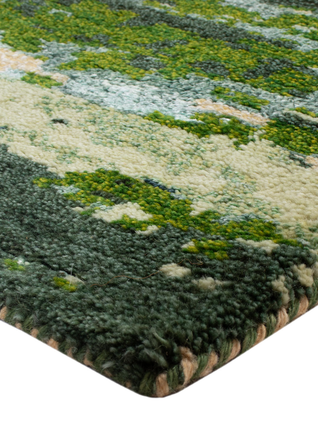 Gabbeh Teppich - Indus - 90 x 60 cm - hellgrün