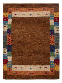 Gabbeh tapijt - Indus - 90 x 60 cm - karamel