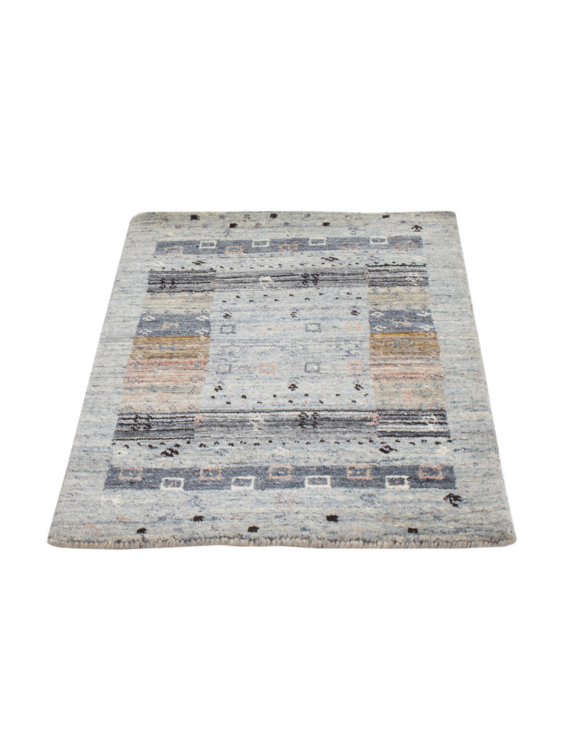 Gabbeh Tapijt - Loribaft Softy - 90 x 60 cm - karamel