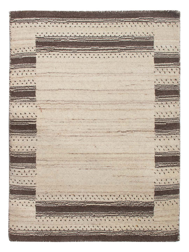 Gabbeh Tapijt - Loribaft Softy - 90 x 60 cm - karamel