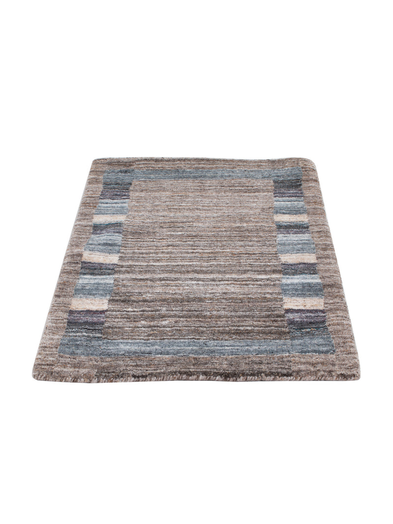 Gabbeh Teppich - Loribaft Softy - 90 x 60 cm - hellbraun