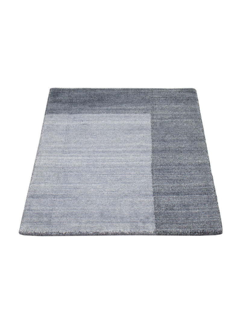 Gabbeh Teppich - Loribaft Softy - 90 x 60 cm - grau
