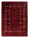 Loribaft Loom Tapijt - Wollen tapijt - Rechthoekig / Donkerrood / 60 x 90 cm Rechthoekig