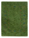Loribaft Loom Tapijt - Wollen tapijt - Rechthoekig / Groen / 60 x 90 cm Rechthoekig