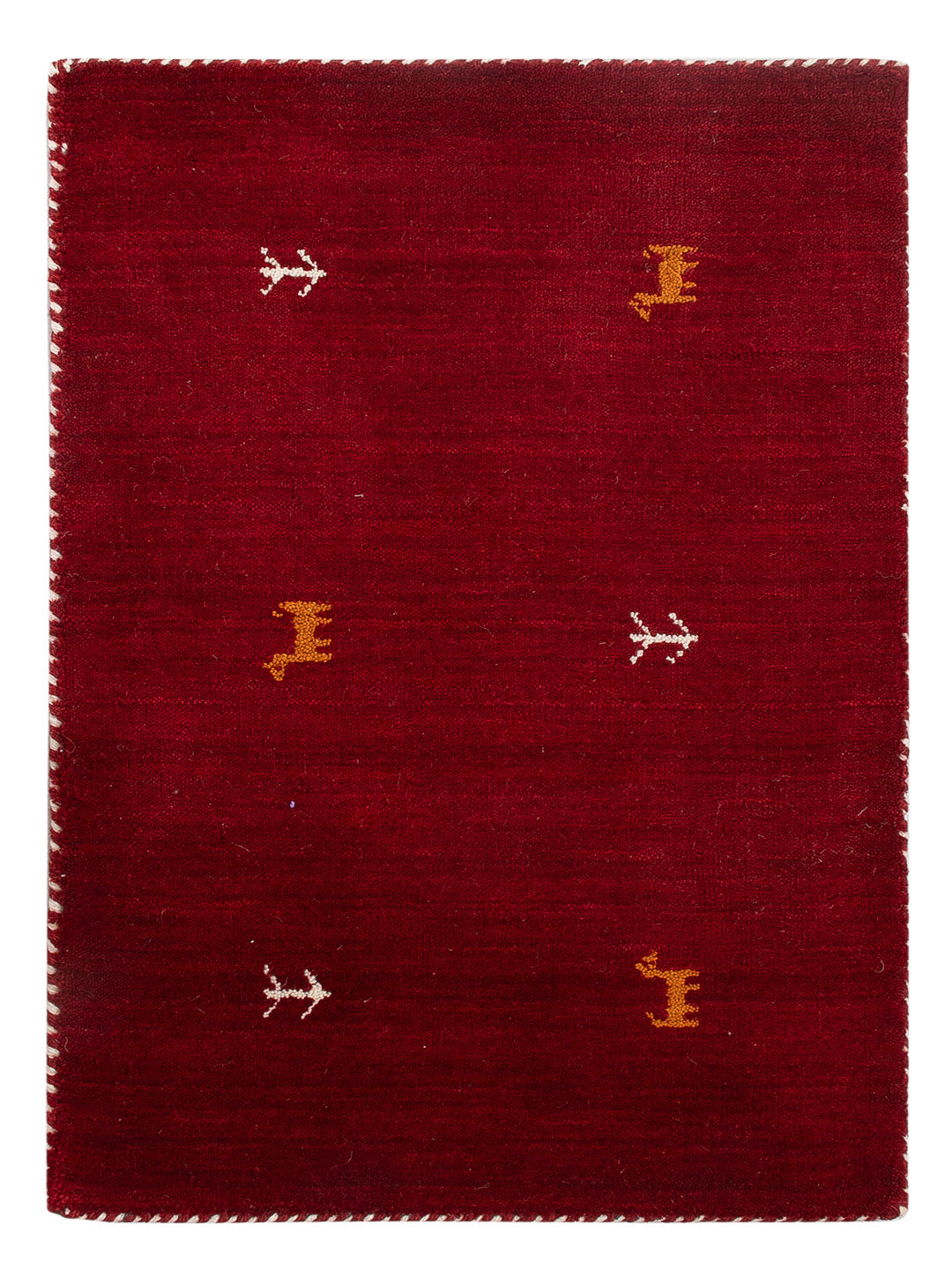 Gabbeh Teppich - Loribaft Softy - 90 x 60 cm - rot