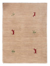 Loribaft Loom Tapijt - Wollen tapijt - Rechthoekig / Beige / 60 x 90 cm Rechthoekig