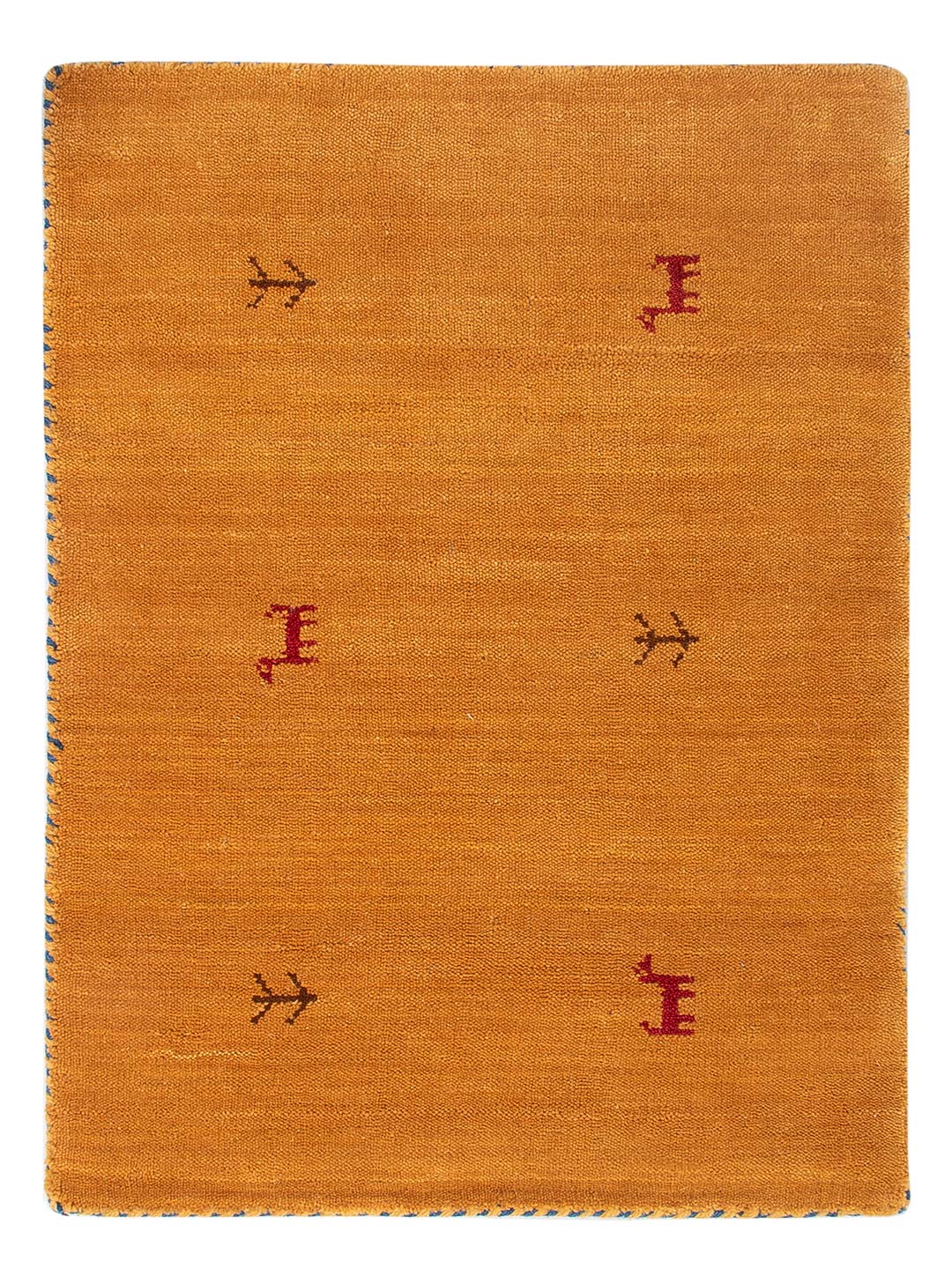 Gabbeh Tapijt - Loribaft Softy - 90 x 60 cm - karamel